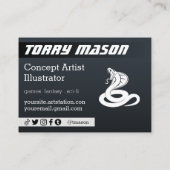 Sci Cyberpunk Droid名刺 名刺 (裏面)