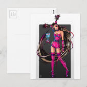 Sci Fiアニメガールニッキー ポストカード (正面/裏面)