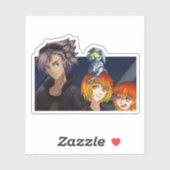 Sci Fiアニメフレンズ シール (シート)