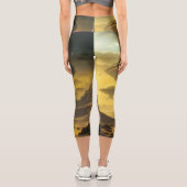 Sci-FiエイリアンワールドビュープラネットUfoタワー カプリレギンス (裏面)