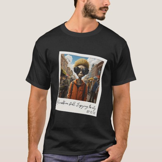 Sci-Fiエイリアン非ヒト生物医学宇宙冒険 Tシャツ (正面)