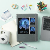 Sci-Fiトラベルアドムーンヨーロッパ シール (iPadカバー)