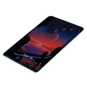 Sci-Fiトラベル広告、プラネットトラピスト–1e マグネット (左側)