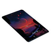 Sci-Fiトラベル広告、プラネットトラピスト–1e マグネット (右側)