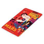 Sci-Fiトラベル広告、惑星火星 マグネット (左側)