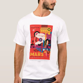 Sci-Fiトラベル広告、惑星火星 Tシャツ