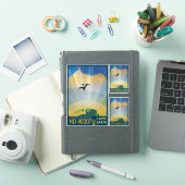 Sci-Fiトラベル広告、惑星HD 40307g シール (iPadカバー)
