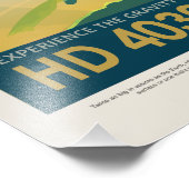 Sci-Fiトラベル広告、惑星HD 40307g フォトプリント (角)