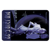 Sci-Fiトラベル広告、惑星PSO J318.5-22 マグネット (横)