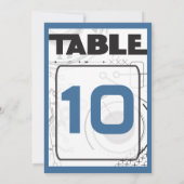 SCI-FIバーバルミツワーテーブル席カード 招待状 (裏面)