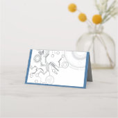 SCI-FIバーバルミツワー座席表エスコートカード プレイスカード (裏面)