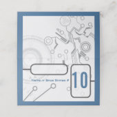 SCI-FIバーバルミツワー座席表エスコートカード プレイスカード (外部開封)