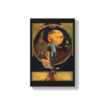 Sci-Fiヒーローストレッチキャンバス印刷