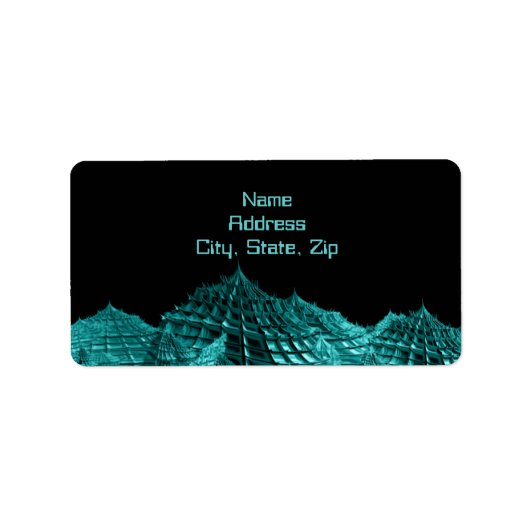 Sci Fiファンタジー景観 ラベル (正面)