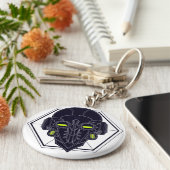 Sci Fiペストのマスクキーチェーン キーホルダー (側面)