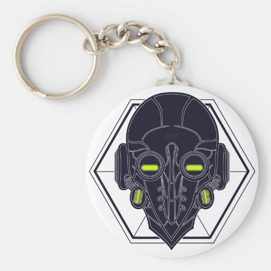 Sci Fiペストのマスクキーチェーン キーホルダー (正面)