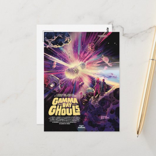 Sci-Fiホラー動画広告、ガンマレイグール ポストカード (正面/裏面インサイチュ)