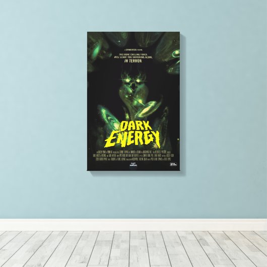 Sci-Fiホラー動画広告、ダークエネルギー キャンバスプリント (インサイチュ (ウッドフロア))