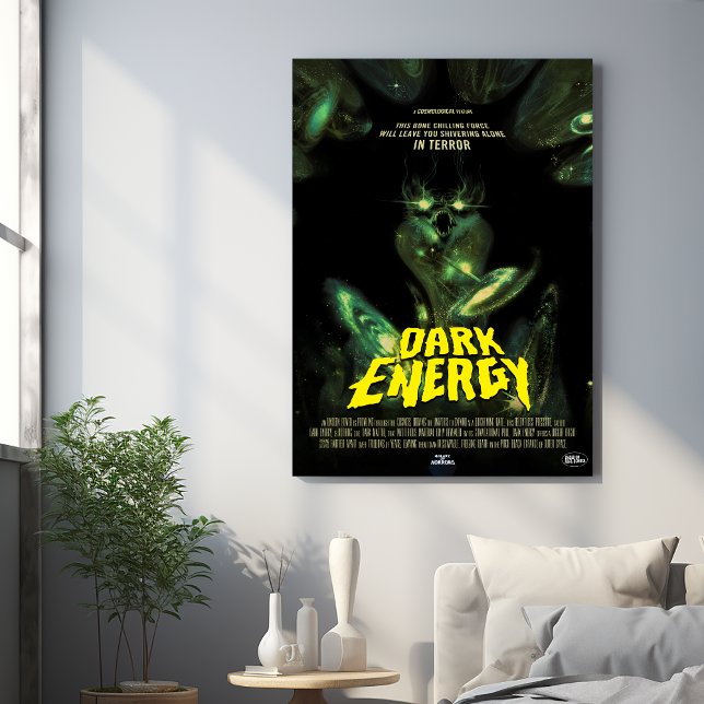 Sci-Fiホラー動画広告、ダークエネルギー メタルプリント (クリエイターアップロード済み)