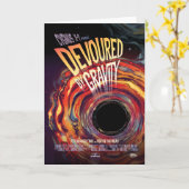 Sci-Fiホラー動画広告、重力によって破壊 カード (黄色い花)