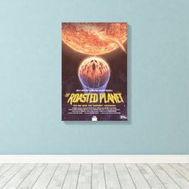 Sci-Fiホラー映画広告、ロースト惑星 キャンバスプリント