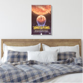 Sci-Fiホラー映画広告、ロースト惑星 キャンバスプリント (インサイチュ (寝室))