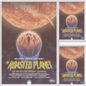 Sci-Fiホラー映画広告、ロースト惑星 シール (正面)