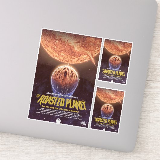 Sci-Fiホラー映画広告、ロースト惑星 シール (詳細)