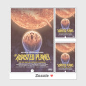 Sci-Fiホラー映画広告、ロースト惑星 シール (シート)