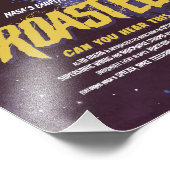 Sci-Fiホラー映画広告、ロースト惑星 フォトプリント (角)