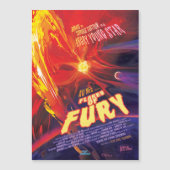 Sci-Fiホラー映画広告、怒りのフレア マグネット招待状 (正面)
