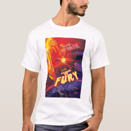 Sci-Fiホラー映画広告、怒りのフレア Tシャツ
