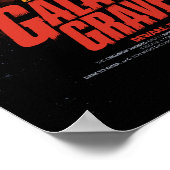 Sci-Fiホラー映画広告、銀河墓地 ポスター (角)