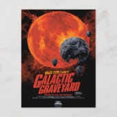 Sci-Fiホラー映画広告、銀河墓地 ポストカード (正面)