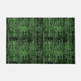 Sci-Fiマトリックスコンピューターコードへようこそ ドアマット
