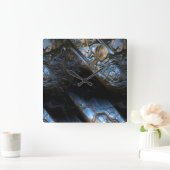 Sci-Fiメタルアート2-1時計 スクエア壁時計 (ホーム)