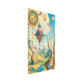 Sci-Fiメタルウォールアート未来的な風景 メタルプリント (3/4)