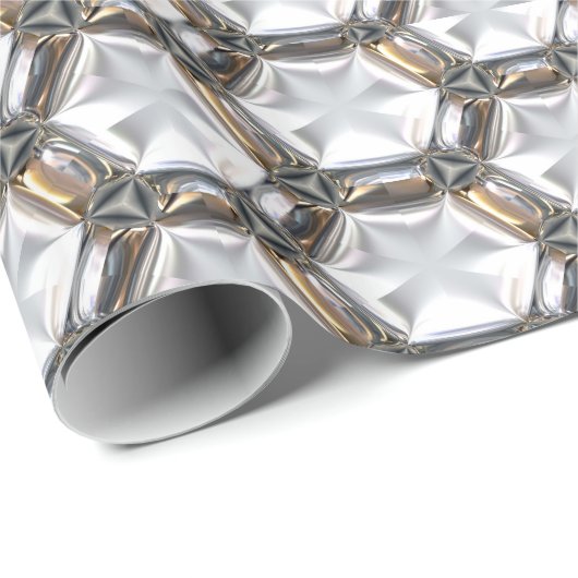 Sci-Fiメタルパターン4ラッピング紙 ラッピングペーパー (ロールコーナー)