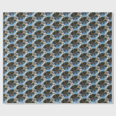 Sci-Fiメタルパターン7ラッピング紙オプション ラッピングペーパー (フラット)