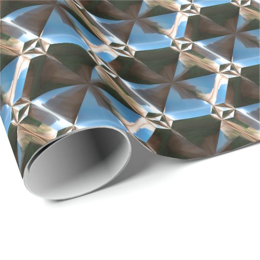 Sci-Fiメタルパターン7ラッピング紙オプション ラッピングペーパー (ロールコーナー)