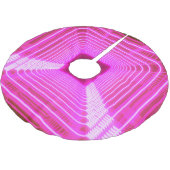 Sci-Fiレトロ3D：アーポップ・アートのトイラストレーション ブラッシュドポリエステルツリースカート (アングル)