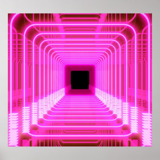 Sci-Fiレトロ3D：アーポップ・アートのトイラストレーション ポスター (正面)