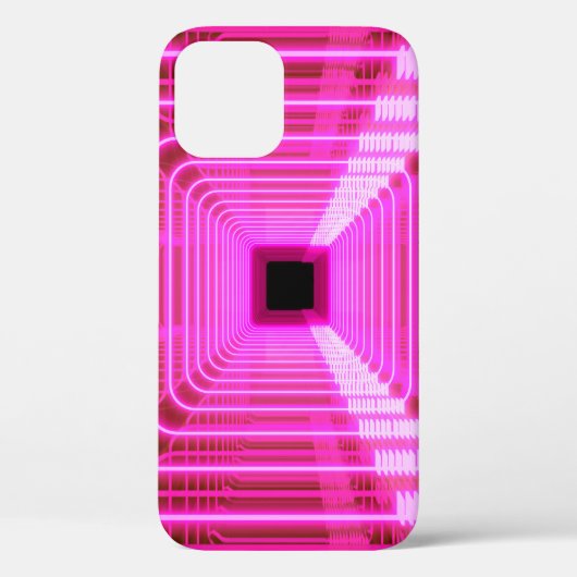 Sci-Fiレトロ3D：アーポップ・アートのトイラストレーション Case-Mate iPhoneケース (裏面)