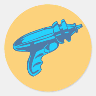 Sci-Fi光線銃レーザーピストル ラウンドシール