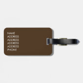 Sci Fi回路基板 ラゲッジタグ (裏面横)