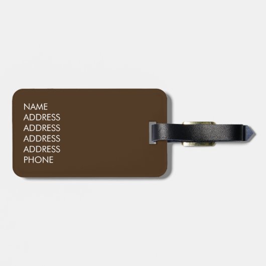 Sci Fi回路基板 ラゲッジタグ (裏面横)