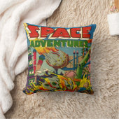 SCI FI宇宙冒険レトログラフィック小説 クッション (ブランケット)