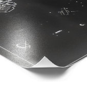 Sci-Fi宇宙黒図 フォトプリント (角)