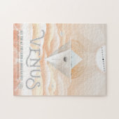 Sci-Fi旅行広告、惑星ビーナス ジグソーパズル (横)