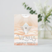 Sci-Fi旅行広告、惑星ビーナス ポストカード (スタンド正面)